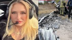 Uma mulher filmou os seus últimos momentos antes de morrer em um acidente de um avião monomotor. - Imagem: reprodução I Twitter @ normhaber