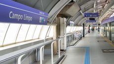 Estação Campo Limpo da Linha 5-Lilás - Imagem: Divulgação / CCR