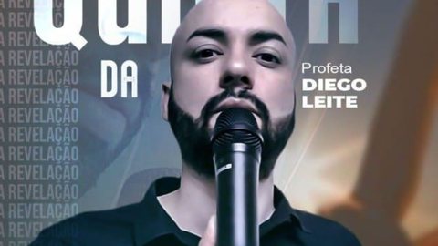 Pastor Diego Leite se denomina 'profeta' - Imagem: reprodução Instagram