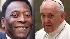 Pelé e Papa Francisco - Imagem: reprodução/Facebook