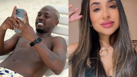 Jogador Fernandinho e Ex-namorada Mariela Silvério - Imagem: Reprodução / Instagram