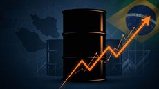 Guerra no Oriente Médio faz petróleo disparar. - Imagem: Reprodução/Freepik.