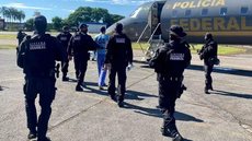 PF faz operação contra suspeitos de planejar fuga de chefes de facção detidos em presídios federais - Imagem: Divulgação