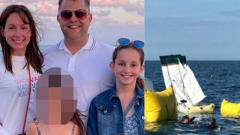 No Golfo do México, a filha mais nova de um casal foi a única sobrevivente de um trágico acidente de avião pilotado pelo próprio pai. - Imagem: reprodução I The Mirror