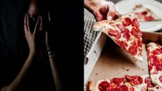 Pedir pizza no 190 é pedido de socorro por violência doméstica - Imagem: reprodução Twitter