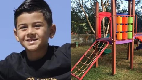 Menino de 7 anos morre ao cair de brinquedo do parquinho da escola em SP - Imagem: arquivo pessoal