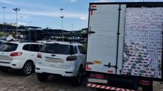 PM apreende carga de cigarros contrabandeados do Paraguai - imagem: Divulgação / Polícia Militar