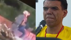 PM é indiciado por tentativa de homicídio após lançar homem de ponte - Imagem: Reprodução / X / @KateBrasil_ / TV Globo
