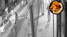 PM foi conduzido para prestar depoimento nesta segunda-feira (23) - Imagem: Reprodução / Câmera de Segurança / Arquivo Pessoal