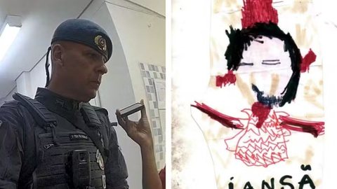 Tenente Ronald Camacho foi o comandante responsável por atender a ocorrência de intolerância religiosa na escola - Imagem: Reprodução/g1