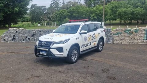 PM realiza apreensão recorde de cocaína em São Paulo - Imagem: Divulgação / SSP-SP
