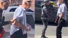 PM aposentado é preso após matar cuidadora dentro de casa. - Imagem: Reprodução/Redes Sociais.