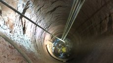 Mulher caiu em cisterna de 15 metros de profundidade - Imagem: divulgação/CBMGO
