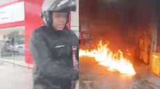 A veracidade da denúncia sobre gasolina adulterada será apurada, assim como as circunstâncias do incêndio no posto de combustíveis - Imagem: Reprodução