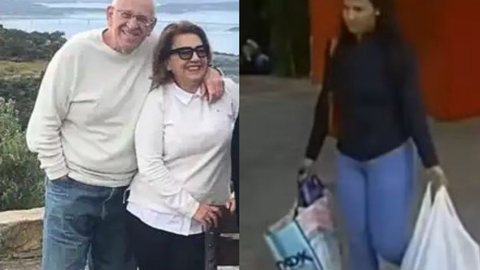 A faca utilizada no crime foi escondida pela suspeita e a polícia investiga se houve participação de outra pessoa no assassinato - Imagem: Reprodução