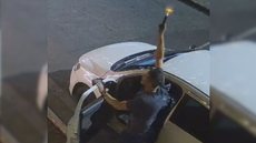 Agente apresentava sinais de embriaguez - Imagem: Reprodução / Câmera de Segurança