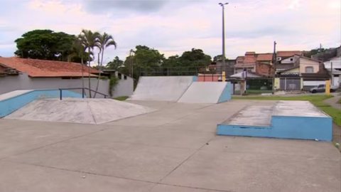 Praça no Galo Branco onde crime teria ocorrido - Imagem: Reprodução / TV Vanguarda