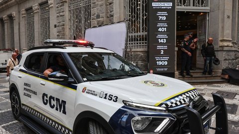 Veículos da Guarda Civil Metropolitana - Imagem: Reprodução / Agência Brasil / Paulo Pinto