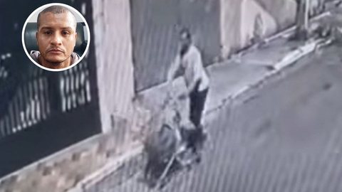 Polícia prende homem flagrado empurrando carrinho com cadáver em SP - Imagem: Reprodução / Band / TV Globo