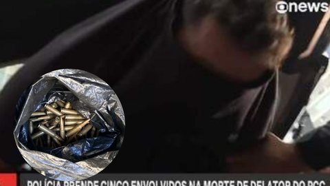 Polícia prende suspeitos de envolvimento na morte de delator do PCC em Guarulhos - Imagem: Reprodução | GloboNews