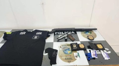 Polícia prende suspeitos envolvido no sequestro de cantor sertanejo - Imagem: Reprodução/PCGO