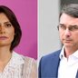 Flávio Bolsonaro se desculpa publicamente e tenta pacificar a situação após críticas de Michelle sobre desrespeito em discussões - Imagem: Reprodução/ Adriano Machado/Reuters e Evaristo Sá/AFP