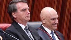 Moraes quer saber por que Bolsonaro mantinha arma em casa e se os procedimentos de fiscalização estão sendo seguidos - Imagem: Reprodução/ Antonio Augusto/Antonio Augusto - 16.ago.2022/Secom/TSE