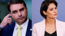 Flávio Bolsonaro admitiu ter buscado apoio financeiro de Daniel Vorcaro para o filme 'Dark Horse', mas se distanciou das denúncias - Imagem: Reprodução/Nóbrega/Agência O Globo/Pedro França/Agência Senado