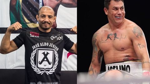 Popó detona José Aldo e chama ex-campeão do UFC para luta: "Vai correr" - Imagem: reprodução/Instagram @josealdojunioroficial e @popofreitas