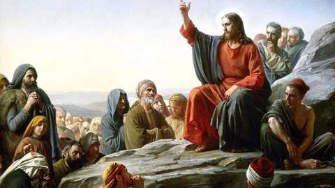 Sermão da Montanha, por Carl Bloch, século XIX - Imagem: Reprodução