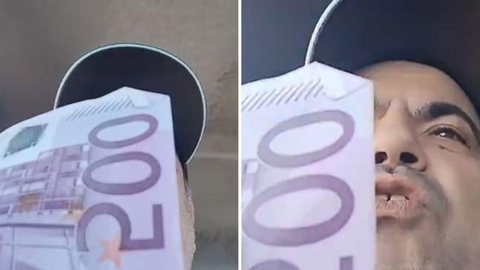 Português ameaça brasileiros por 500 euros - Imagem: Reprodução/Redes Sociais