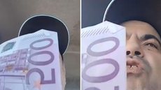 Português ameaça brasileiros por 500 euros - Imagem: Reprodução/Redes Sociais