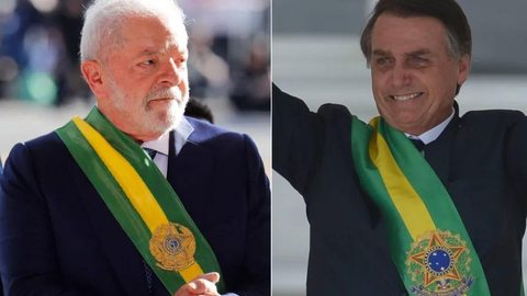 Luiz Inácio e Jair Bolsonaro. - Imagem: Divulgação