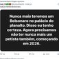 General da reserva Paulo Chagas voltou a criticar a família Bolsonaro nas redes sociais ao comentar o cenário político para as eleições presidenciais de 2026. - Imagem: Reprodução