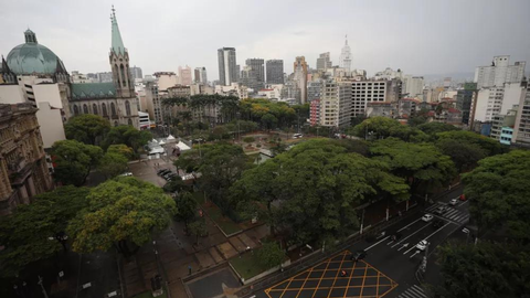 Região da Praça da Sé em São Paulo (SP) em foto de 2020 - Imagem: RENATO S. CERQUEIRA