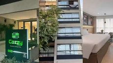 Prédio da rede Cozzy Suítes foi autuado por funcionar como hotel em unidades destinadas à moradia popular. - Imagem: Reprodução/Redes Sociais.