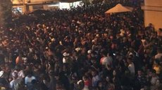 Pancadão em São Vicente (SP) no primeiro fim de semana de 2021 - Imagem: Reprodução / G1 Santos