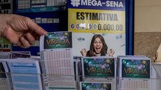 Mega da Virada sorteia valor recorde de R$ 600 milhões - Imagem: Reprodução / Agência Brasil / Joédson Alves