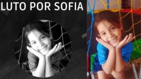 Sophia, de apenas 6 anos, faleceu após ser sequestrada e estuprada em Douradira, região do MS que não tem mais de 8 mil habitantes - Imagem: reprodução