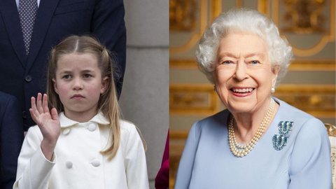 Princesa Charlotte chora copiosamente em funeral de sua bisavó rainha Elizabeth; veja fotos - Imagem: reprodução Instagram @hrhprincesscharlottee