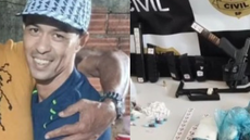 Homem tentou fugir ao ser abordado pela polícia e estava sem documentos no momento da prisão - Imagem: Reprodução