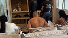 Criminoso foi preso em cobertura com duas namoradas; no local, polícia apreendeu dinheiro, ouro e documentos falsos - Imagem: Divulgação | Polícia Civil de São Paulo