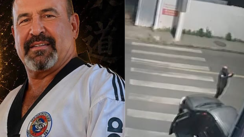 Rameda fazia fotos da fachada da academia quando foi alvo do atirador, revela a investigação - Imagem: Reprodução
