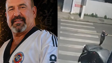 Rameda fazia fotos da fachada da academia quando foi alvo do atirador, revela a investigação - Imagem: Reprodução