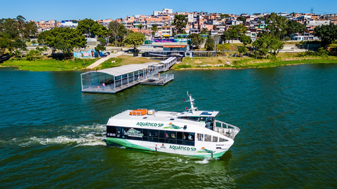 Aquático SP consolida-se como alternativa de mobilidade na capital, com alta aprovação dos usuários e impacto positivo no transporte público - Imagem: Edson Lopes Jr