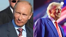 Informação foi confirmada por Yuri Ushakov, assessor do Kremlin - Imagem: Reprodução / Instagram / @russian_kremlin / @realdonaldtrump