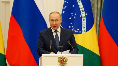 Putin é convidado a visitar o Brasil, revela embaixador brasileiro - Imagem: Reprodução / Alan Santos / PR / Agência Brasil