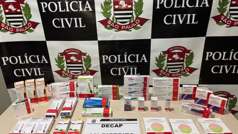 Ozempic e Wegovy, remédios de alto custo, estavam entre os produtos roubados pelo grupo - Imagem: Divulgação | PCSP