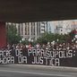 Protesto pedindo por justiça pelo massacre em frente ao MASP, em São Paulo - Imagem: Reprodução / TV globo