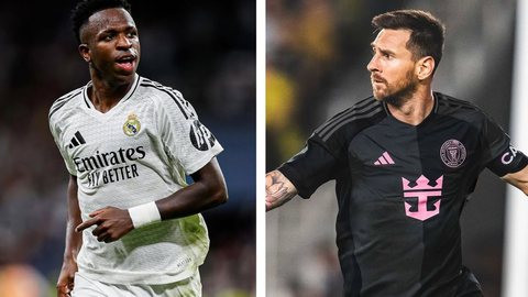 Vinícius Jr e Lionel Messi, indicados para o The Best 2024 - Imagem: Reprodução / Instagram / @vinijr / @intermiamicf